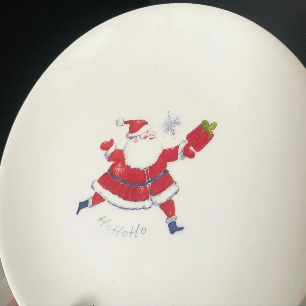 SET of 4 Holiday Appetizer Plates by Pier 1